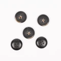 Guzik Drops imitacja drewna opalane / 15 mm / 705