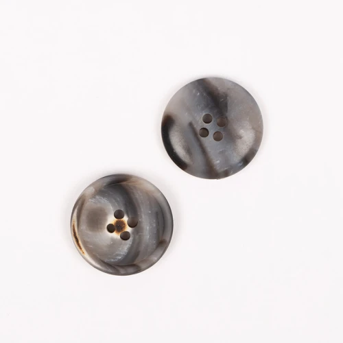 Guzik Drops imitacja drewna mocha / 23 mm / 702