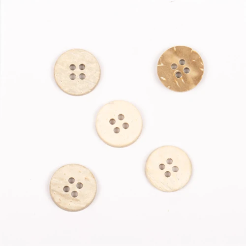 Guzik Drops bielony kokos / 15 mm / 802
