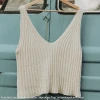Autorka topu: nbielinka; wzór: "Handasa Top" od aminaali.knitwear; 
Kolor nici Nature: MIGDAŁ