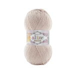 Włóczka Alize Cotton Gold  314 / zgaszony beż / 100g 