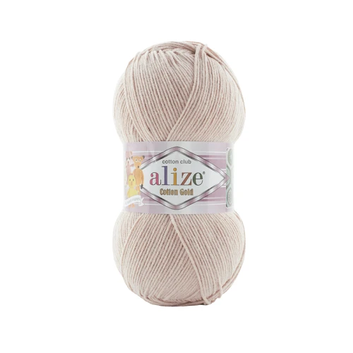 Włóczka Alize Cotton Gold  314 / zgaszony beż / 100g