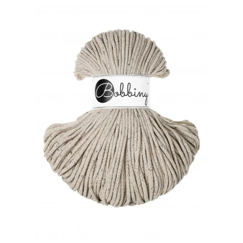 Sznurek pleciony bawełniany Bobbiny Junior / Leopard / 3mm / 100m