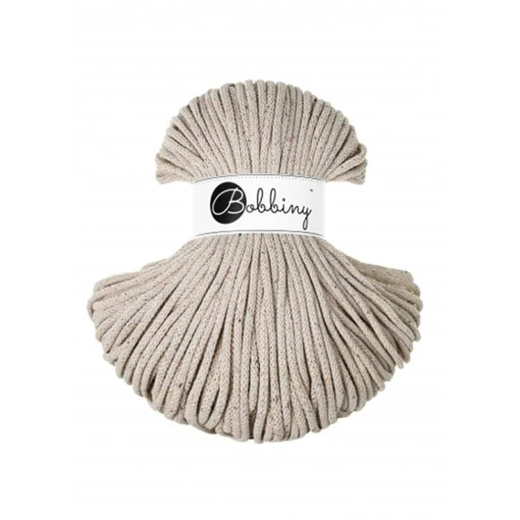 Sznurek pleciony bawełniany Bobbiny Premium / Leopard / 5mm / 100m