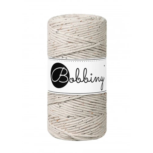 Sznurek skręcany bawełniany Bobbiny Macrame Cord / Leopard / 3mm / 100m