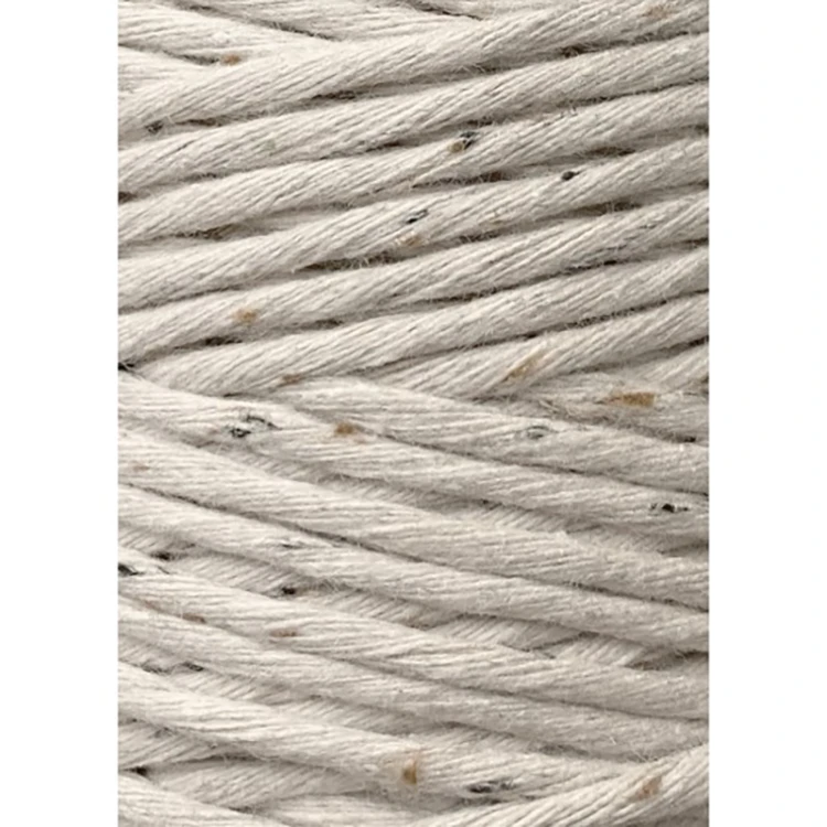 Sznurek skręcany bawełniany Bobbiny Macrame Cord / Leopard / 5mm / 100m