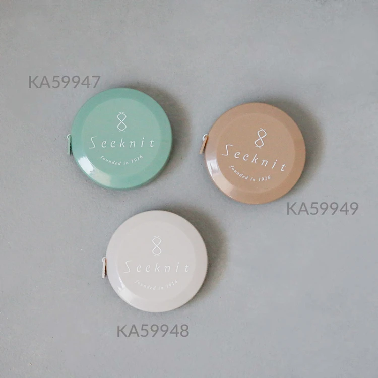 Centymetr / miara krawiecka zwijana Seeknit / wanilia