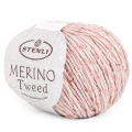Włóczka Stenli Merino Tweed 39102 / pudrowy róż