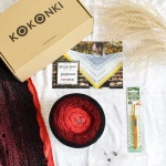 Zestaw  na chustę  SisLove Short 180 / szydełko /  KOKONEK_Soft 165