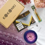 Zestaw na chustę  SisLove Short 160B / szydełko / KOKONEK_Merino 761