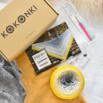 Zestaw na chustę  SisLove Short 160A1 / szydełko / KOKONEK_Merino 655 