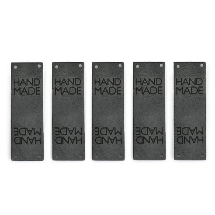 Zestaw metek altara premium "HAND MADE" / grafit / 60 x 20 mm / 5 szt.