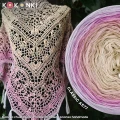 Autorka chusty wzoru "Dzika Orchidea": Ananxo handmade