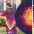 Autorka chusty: Między Motkami; wzór: Sperl od Crochet Unicorn Attack