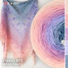 Autorka chusty: Muaa.handmade; wzór: Wiszące ogrody od Po prostu nitka