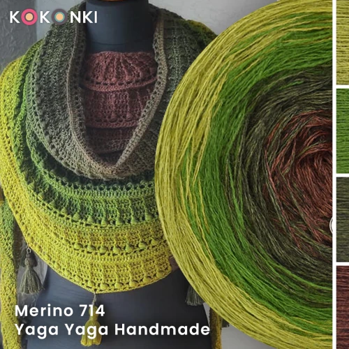 Autorka chusty i wzoru Bayka: Yaga Yaga Handmade