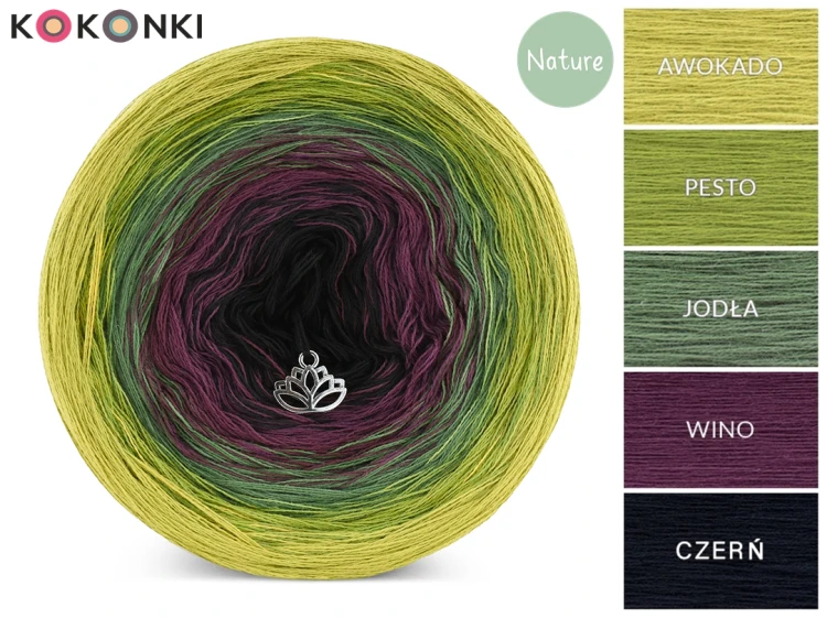 KOKONEK Nature NT066 Wiedźma - Awokado/pesto/jodła/wino/czerń