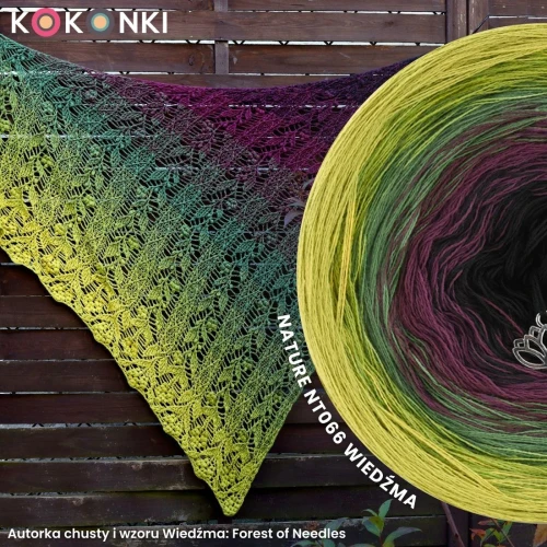 KOKONEK Nature NT066 Wiedźma - Awokado/pesto/jodła/wino/czerń