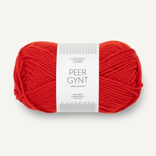 Włóczka Sandnes Garn Peer Gynt 4018 / szkarłat