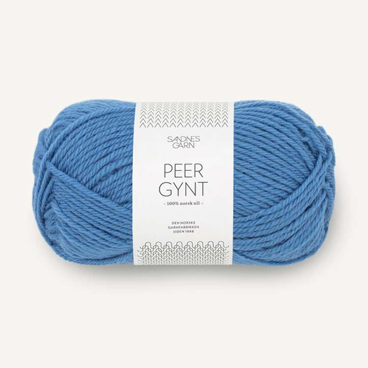 Włóczka Sandnes Garn Peer Gynt 6044 / niezapominajka