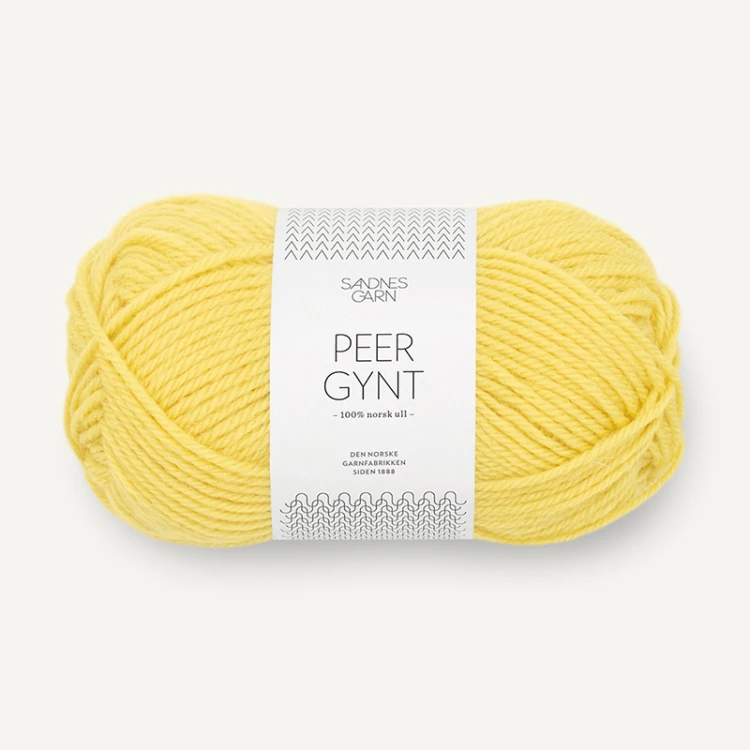 Włóczka Sandnes Garn Peer Gynt 9004 / słoneczny