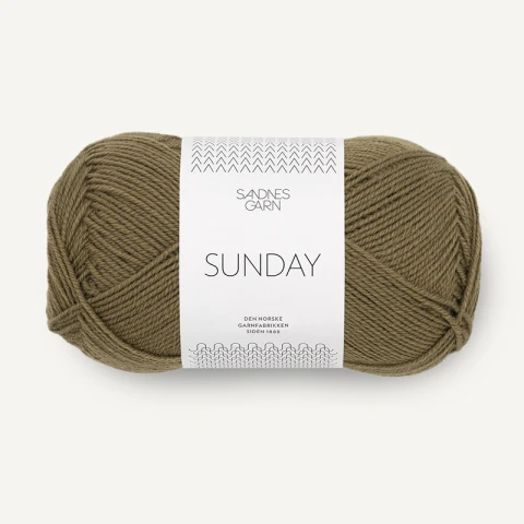 Włóczka Sandnes Garn Sunday 9873 / jasne khaki