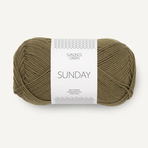 Włóczka Sandnes Garn Sunday 9873 / jasne khaki