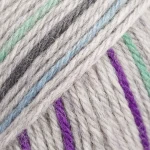 Włóczka skarpetkowa Drops Fiesta 28 / srebrny zmierzch / print