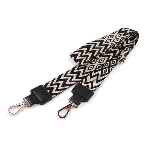Uchwyt / pasek  tekstylny regulowany do torby z karabińczykami 94-143 cm / wzór 3 / 1 szt / 930432