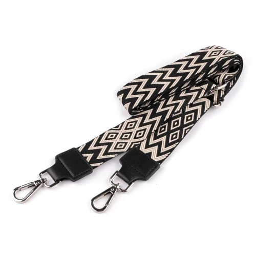 Uchwyt / pasek  tekstylny regulowany do torby z karabińczykami 94-143 cm / wzór 8 / 1 szt / 930432