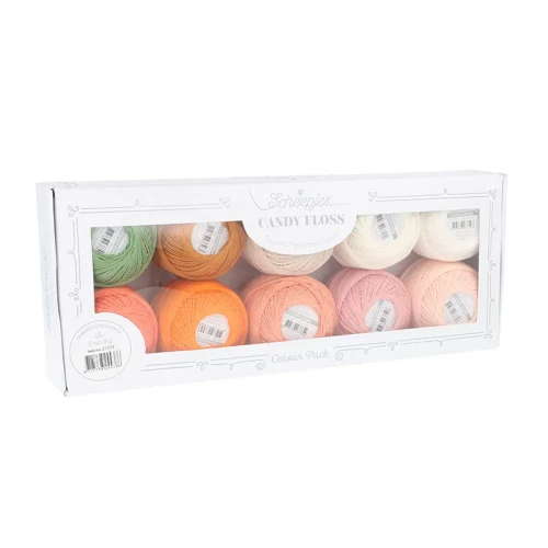 Zestaw Kordonków Scheepjes Candy Floss - Peachy / 23713
