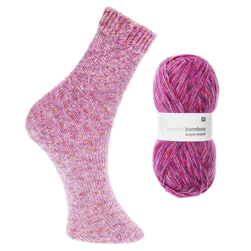 Włóczka skarpetkowa Rico Design Superba Bamboo Superwash 4ply 028
