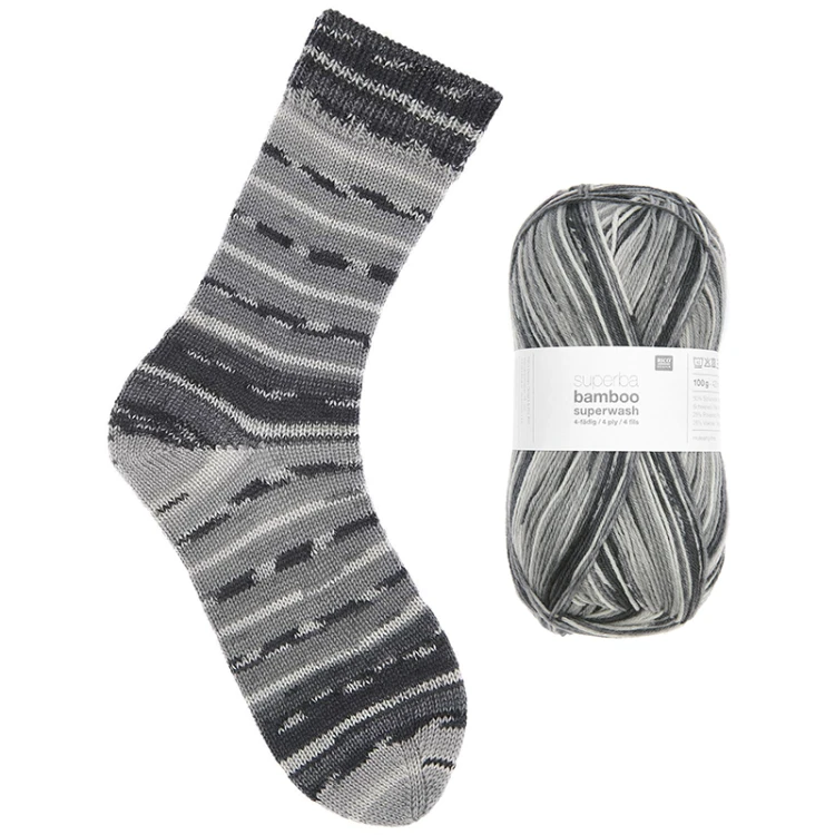 Włóczka skarpetkowa Rico Design Superba Bamboo Superwash 4ply 061