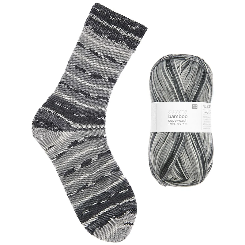 Włóczka skarpetkowa Rico Design Superba Bamboo Superwash 4ply 061
