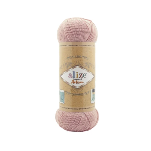 Włóczka skarpetkowa Alize Superwash Artisan 161 / malinowy róż