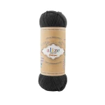 Włóczka skarpetkowa Alize Superwash Artisan 60 / czerń