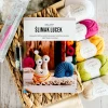 Zestaw na maskotkę amigurumi Ślimak Lucek od Gosi Golby @szydlaki_pluszaki