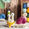 Zestaw na maskotkę amigurumi Ślimak Lucek od Gosi Golby @szydlaki_pluszaki