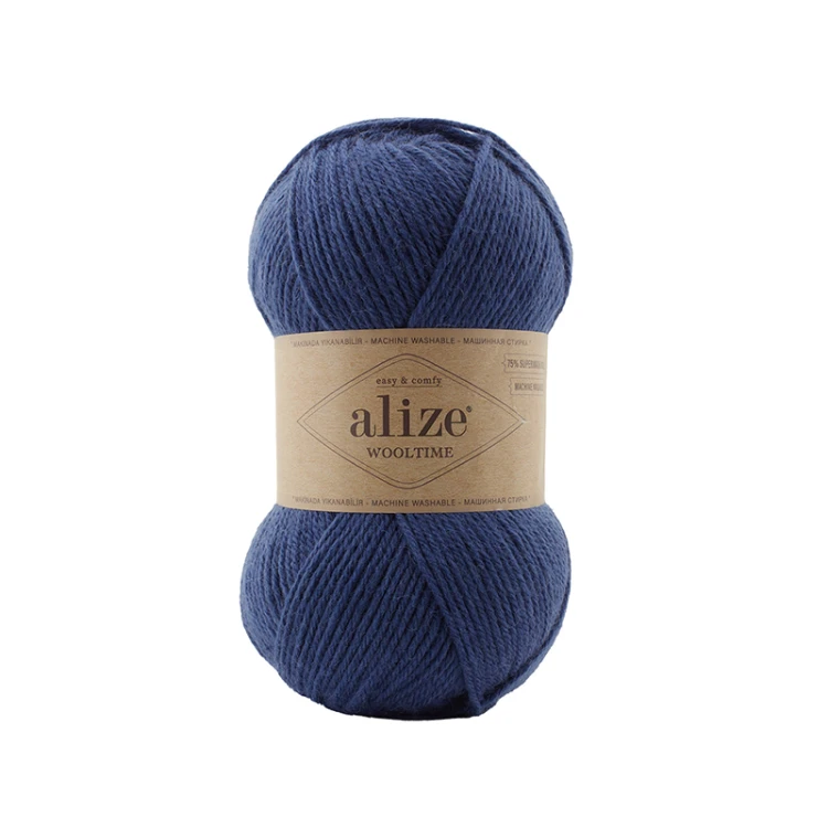 Włóczka Alize Wooltime 797 / szafir