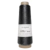 Nić metalizowana Go Handmade Glitter "deluxe" / 3600 m / czerń