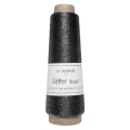 Nić metalizowana Go Handmade Glitter "deluxe" / 3600 m / czerń