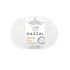 Włóczka Gazzal Super Kid Mohair 64439 / biel