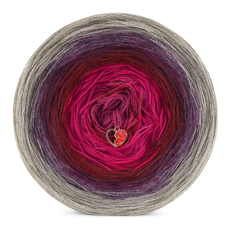 KOKONEK Merino 832 Firletka - Safari/cappuccino/blady fiolet melanż/burak/bordo/rubin/fuksja