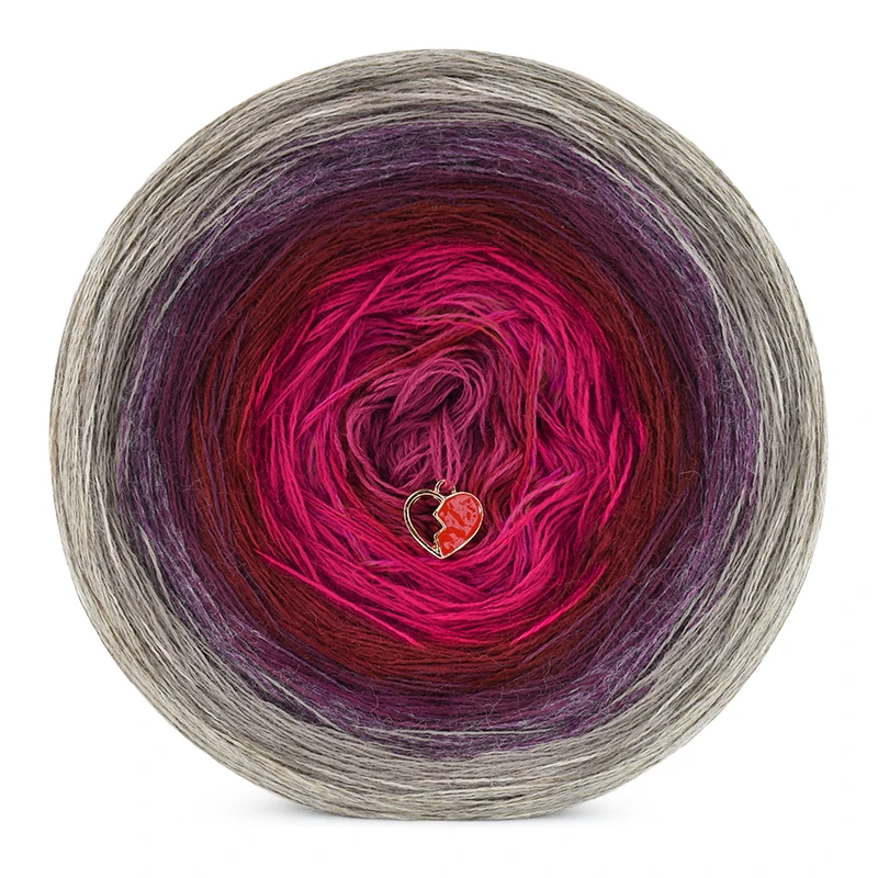 KOKONEK Merino 832 Firletka - Safari/cappuccino/blady fiolet melanż/burak/bordo/rubin/fuksja