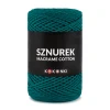 Sznurek Macrame Cotton by KOKONKI 2mm / rolka 200m / ciemny szmaragd