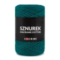Sznurek Macrame Cotton by KOKONKI 2mm / rolka 200m / ciemny szmaragd