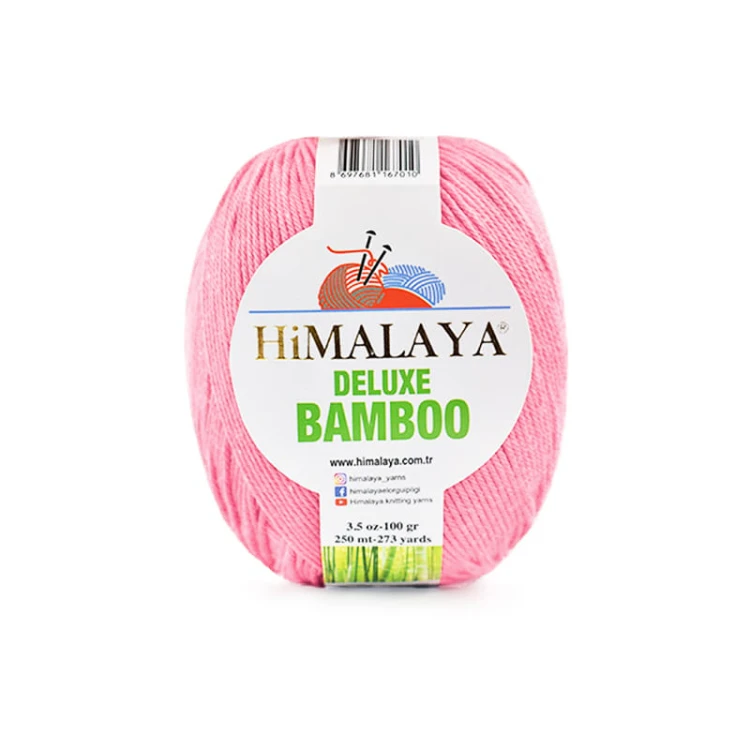 Włóczka Himalaya Deluxe Bamboo 07 / róż