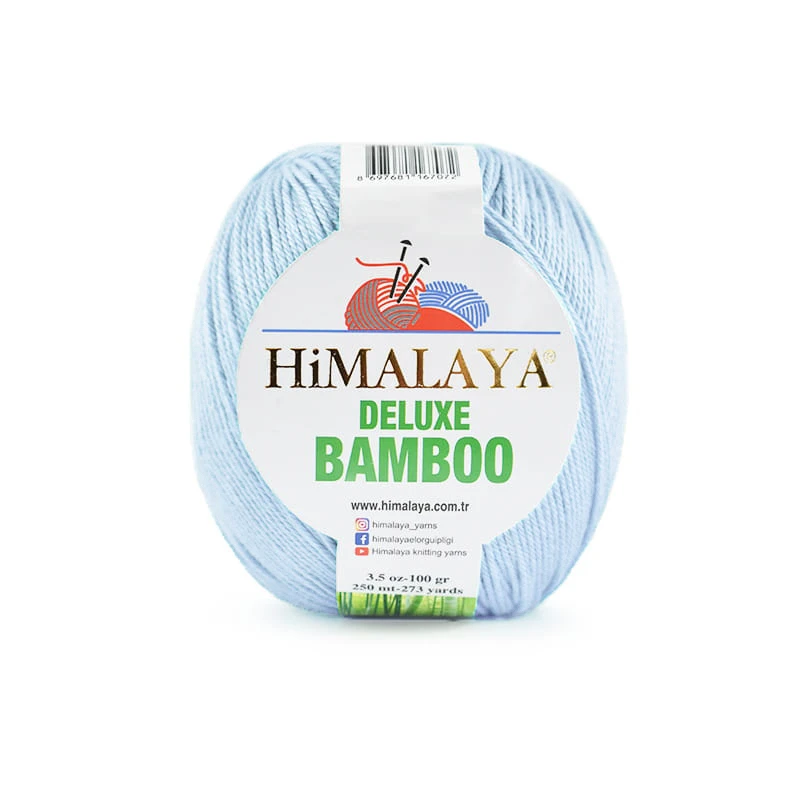 Włóczka Himalaya Deluxe Bamboo 39 / błękit