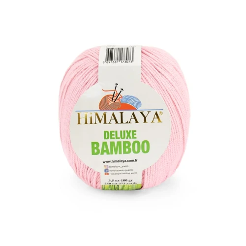 Włóczka Himalaya Deluxe Bamboo 44 / malinowy róż