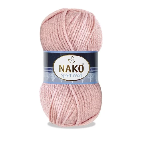 Włóczka Nako Sport Wool - 12385 zgaszona morela